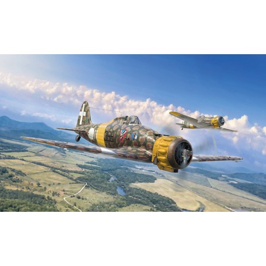 Maquette avion Macchi MC.200 Saetta 1/32 - Italeri 2516 - I2516 I2516-Maquette avion Macchi MC.200 Saetta 1/32 - Italeri 2516