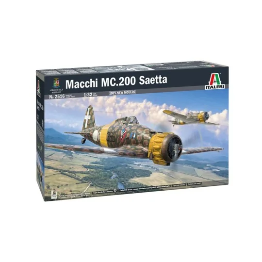 I2516-Maquette avion Macchi MC.200 Saetta 1/32 - Italeri 2516