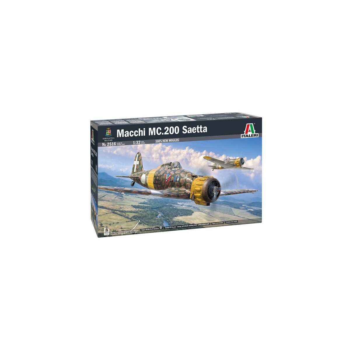 Maquette avion Macchi MC.200 Saetta 1/32 - Italeri 2516 - I2516 Maquette avion Macchi MC.200 Saetta 1/32 - Italeri 2516 - I2516