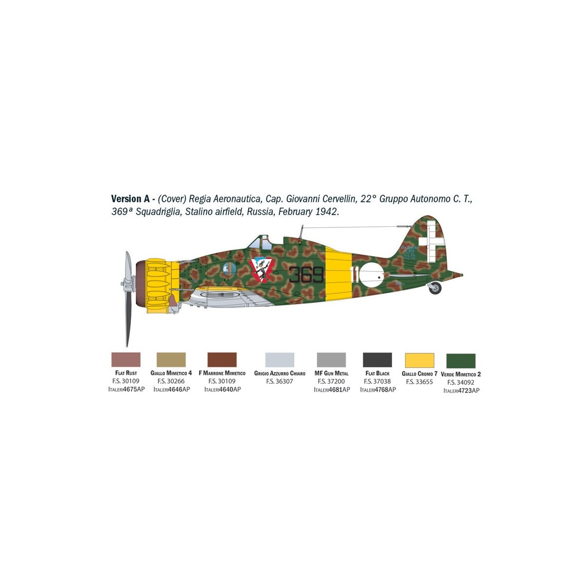 Maquette avion Macchi MC.200 Saetta 1/32 - Italeri 2516 - I2516 Maquette avion Macchi MC.200 Saetta 1/32 - Italeri 2516 - I2516