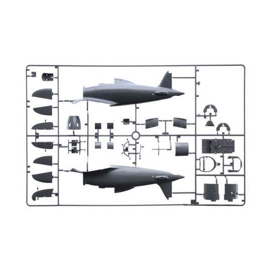 Maquette avion Macchi MC.200 Saetta 1/32 - Italeri 2516 - I2516 I2516-Maquette avion Macchi MC.200 Saetta 1/32 - Italeri 2516
