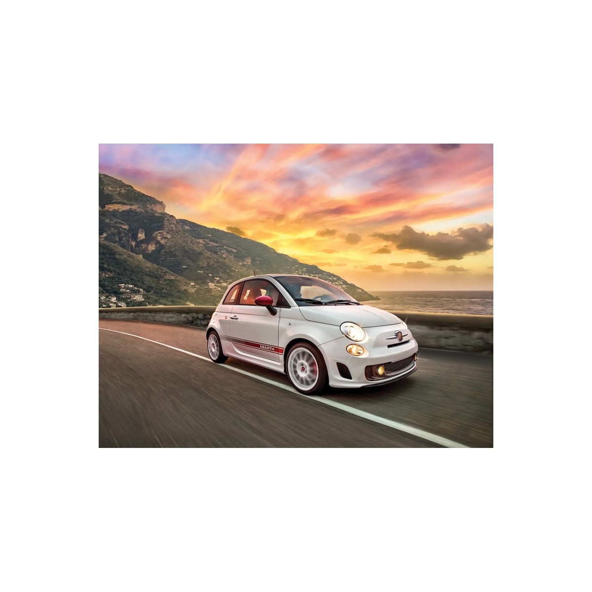 Fiat 500 Abarth 2008 1/24 scale model - Italeri 3674 - I3674 Fiat 500 Abarth 2008 1/24 scale model - Italeri 3674 - I3674