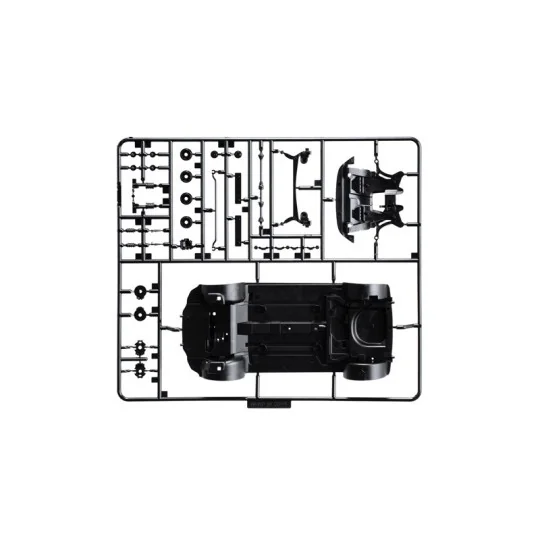 I3674-Maquette Fiat 500 Abarth 2008 1/24 - Italeri 3674