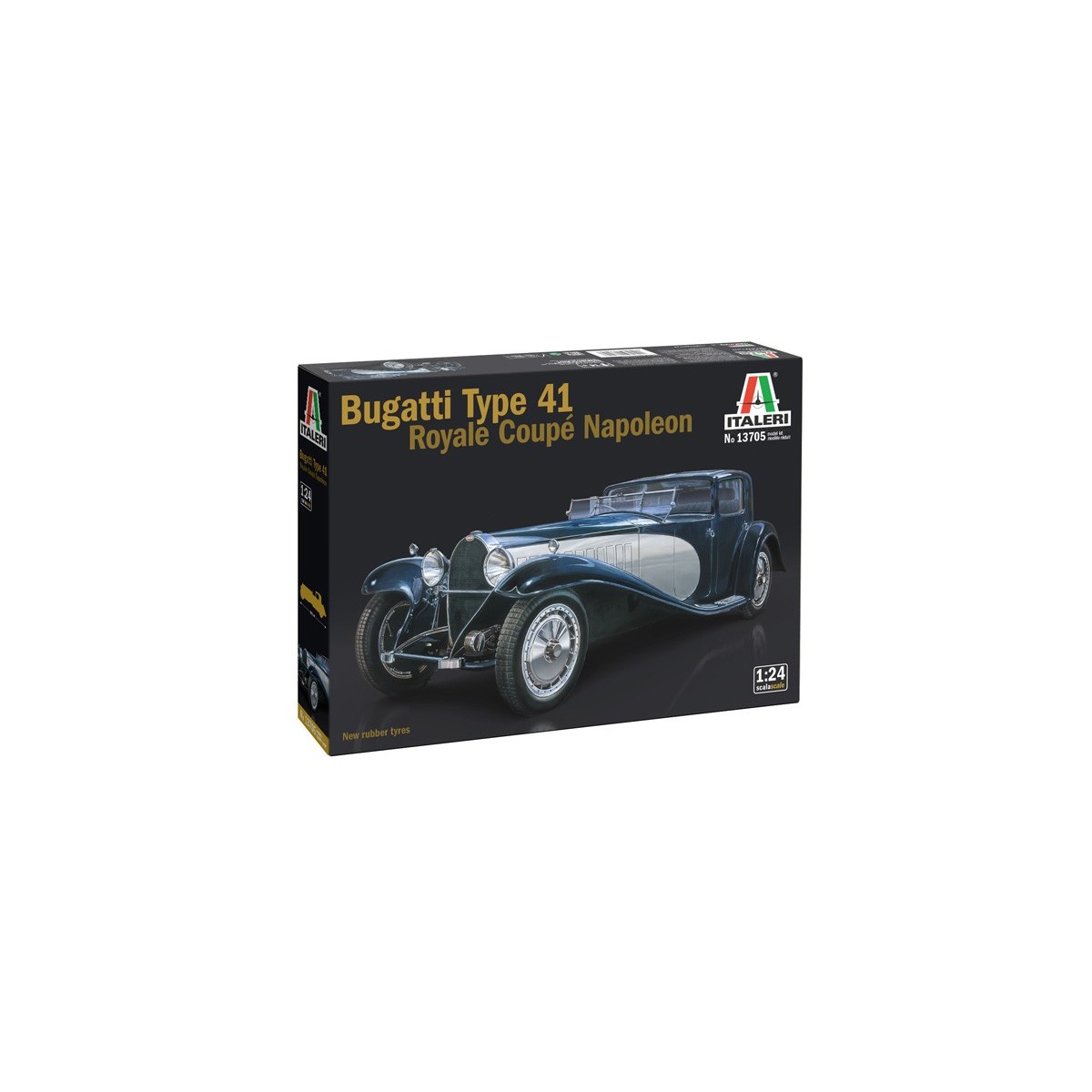 Maquette Bugatti Type 41 Royale Coupé Napoléon 1/24 - Italeri 13705...