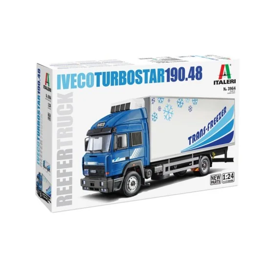 Maquette camion Iveco Turbostar 190.48 frigorifique 1/24 - Italeri ... I3964-Maquette camion Iveco Turbostar 190.48 frigorifique 1/24 - Italeri 3964