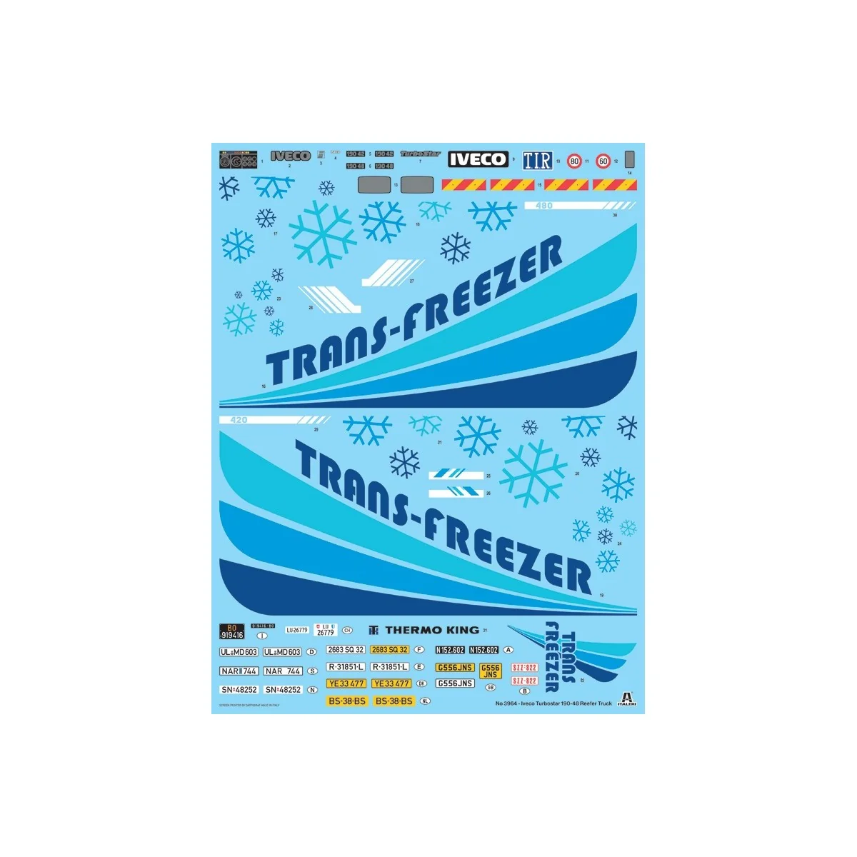 Iveco Turbostar 190.48 refrigerated truck model 1/24 scale - Italeri ... Iveco Turbostar 190.48 refrigerated truck model 1/24 scale - Italeri ...
