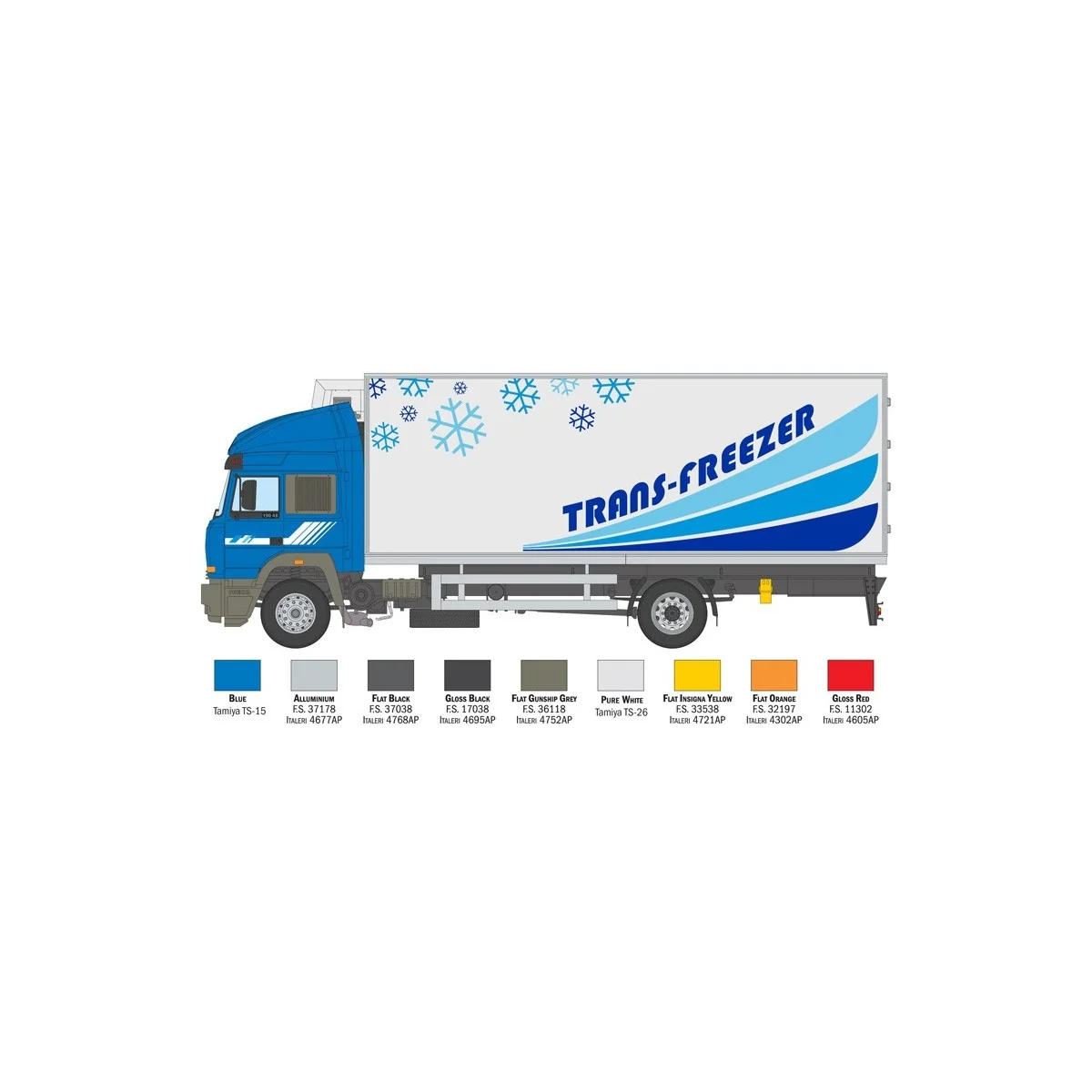 Iveco Turbostar 190.48 refrigerated truck model 1/24 scale - Italeri ... Iveco Turbostar 190.48 refrigerated truck model 1/24 scale - Italeri ...