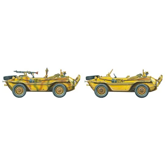 Maquette Schwimmwagen Type 166 roues larges 1/35 - Tamiya 35393 - 3... 35393-Maquette Schwimmwagen Type 166 roues larges 1/35 - Tamiya 35393
