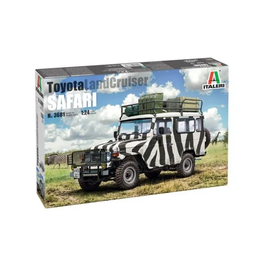 Toyota Land Cruiser Safari 1/24 scale model kit - Italeri 3681 - I3681 I3681-Toyota Land Cruiser Safari 1/24 scale model kit - Italeri 3681