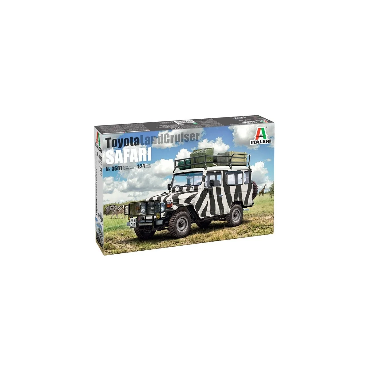 Maquette Toyota Land Cruiser Safari 1/24 - Italeri 3681 - I3681 Maquette Toyota Land Cruiser Safari 1/24 - Italeri 3681 - I3681
