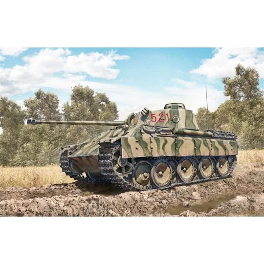Maquette char Pz.Kpfw. V Panther Ausf. D 1/35 - Italeri 90290 - I90290 I90290-Maquette char Pz.Kpfw. V Panther Ausf. D 1/35 - Italeri 90290