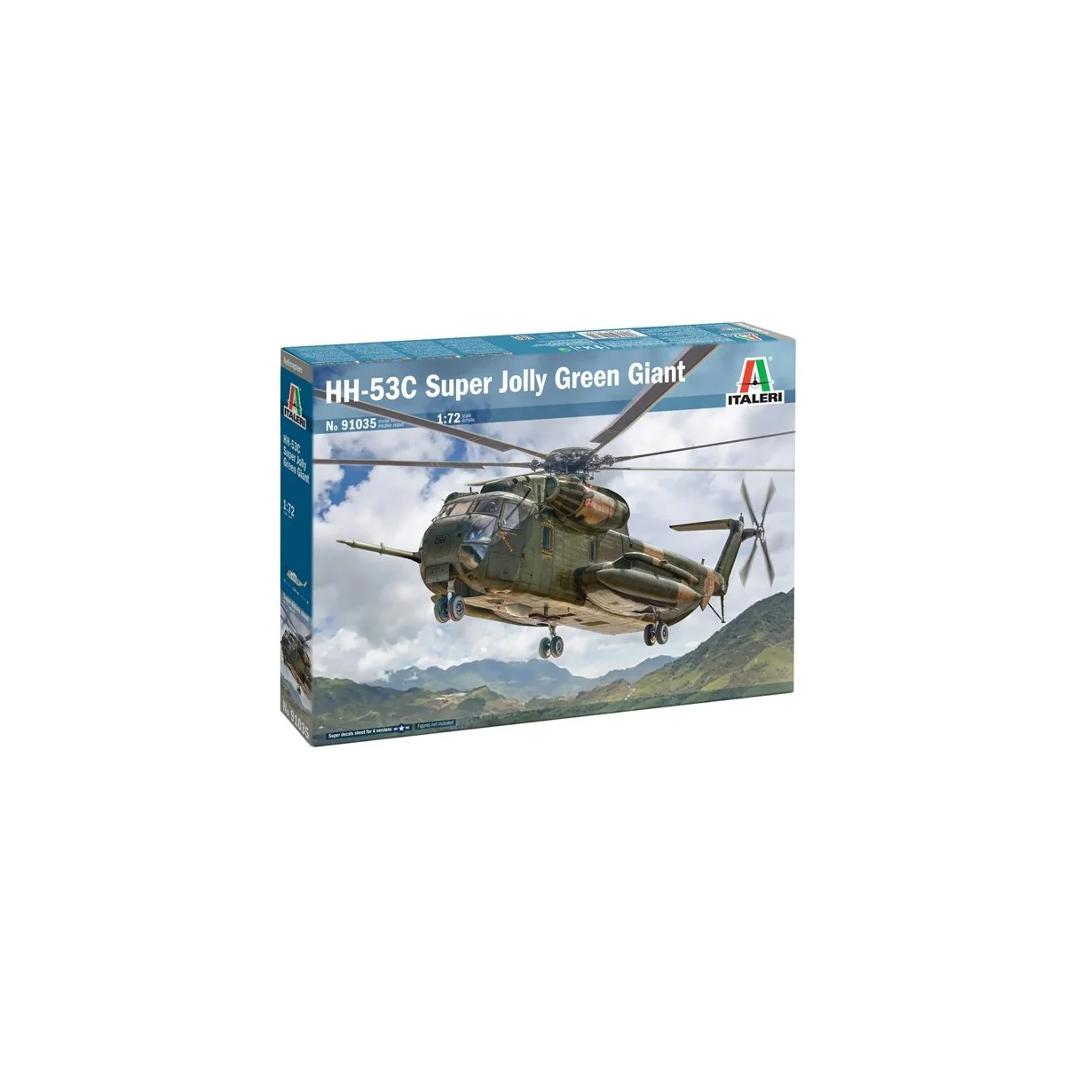 HH-53C Super Jolly Green Giant 1/72 Helicopter Model Kit - Italeri ...