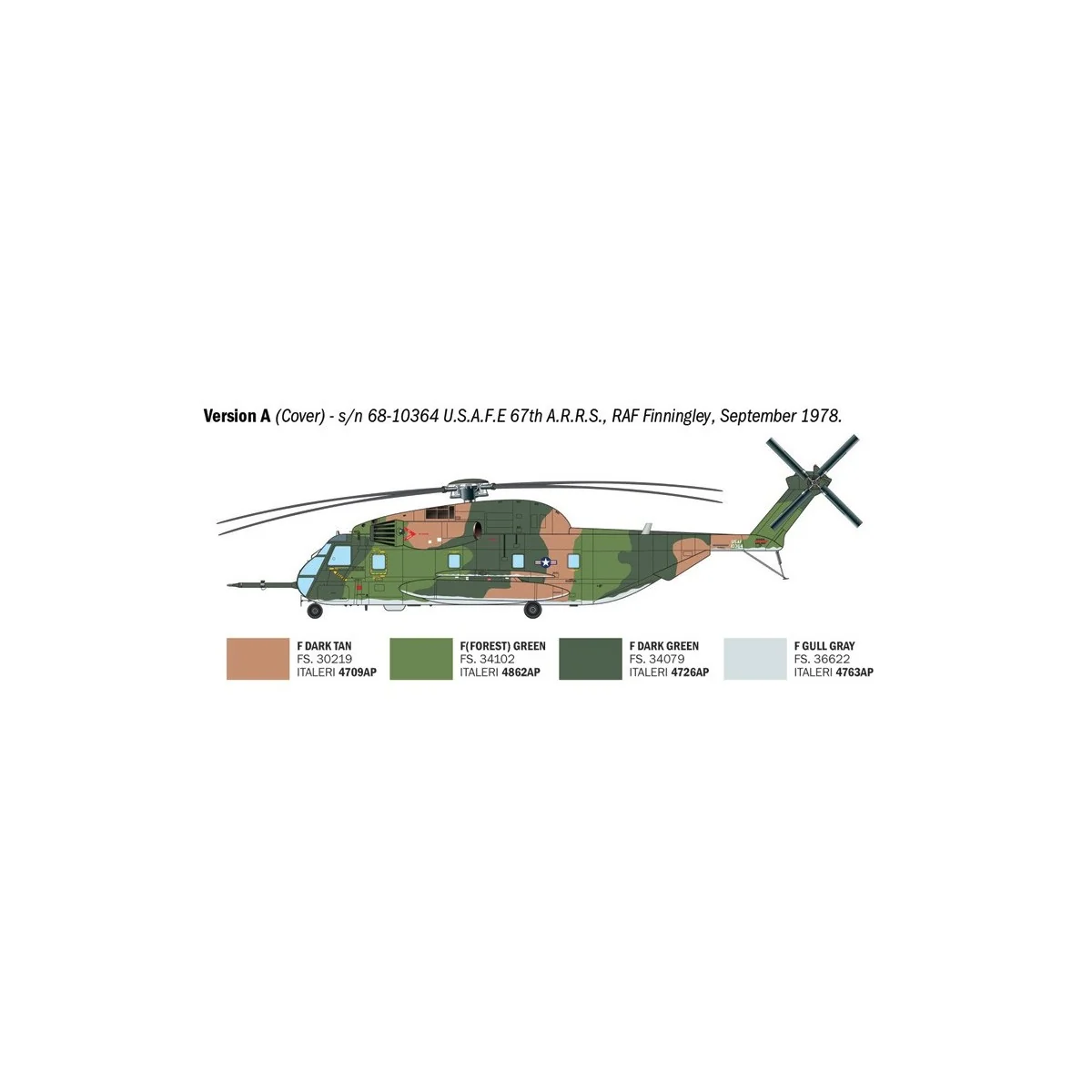 Maquette hélicoptère HH-53C Super Jolly Green Giant 1/72 - Italeri ...