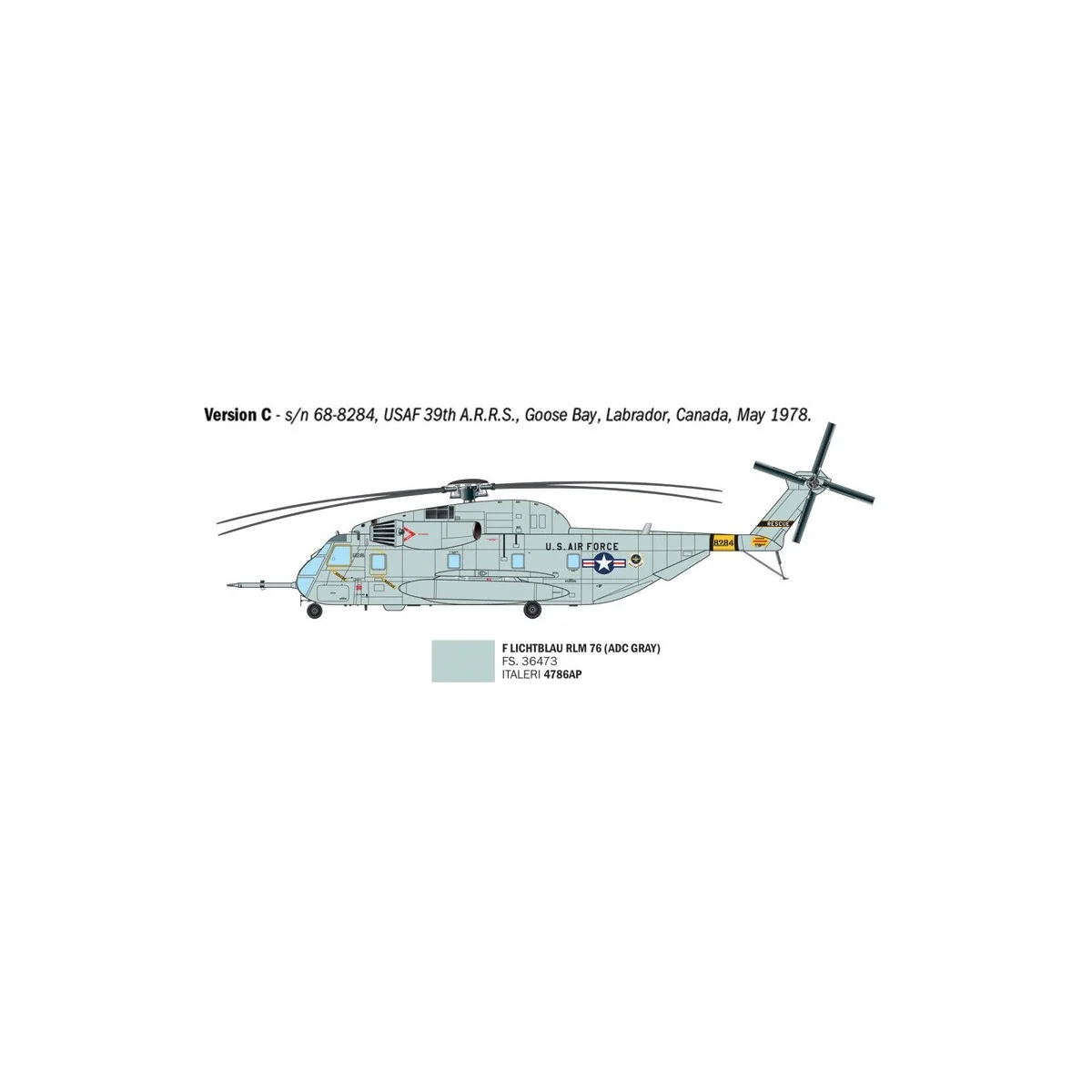HH-53C Super Jolly Green Giant 1/72 Helicopter Model Kit - Italeri ...