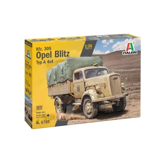 Maquette camion Kfz.305 Opel Blitz Typ A 4x4 1/35 - Italeri 6760 - ... I6760-Maquette camion Kfz.305 Opel Blitz Typ A 4x4 1/35 - Italeri 6760