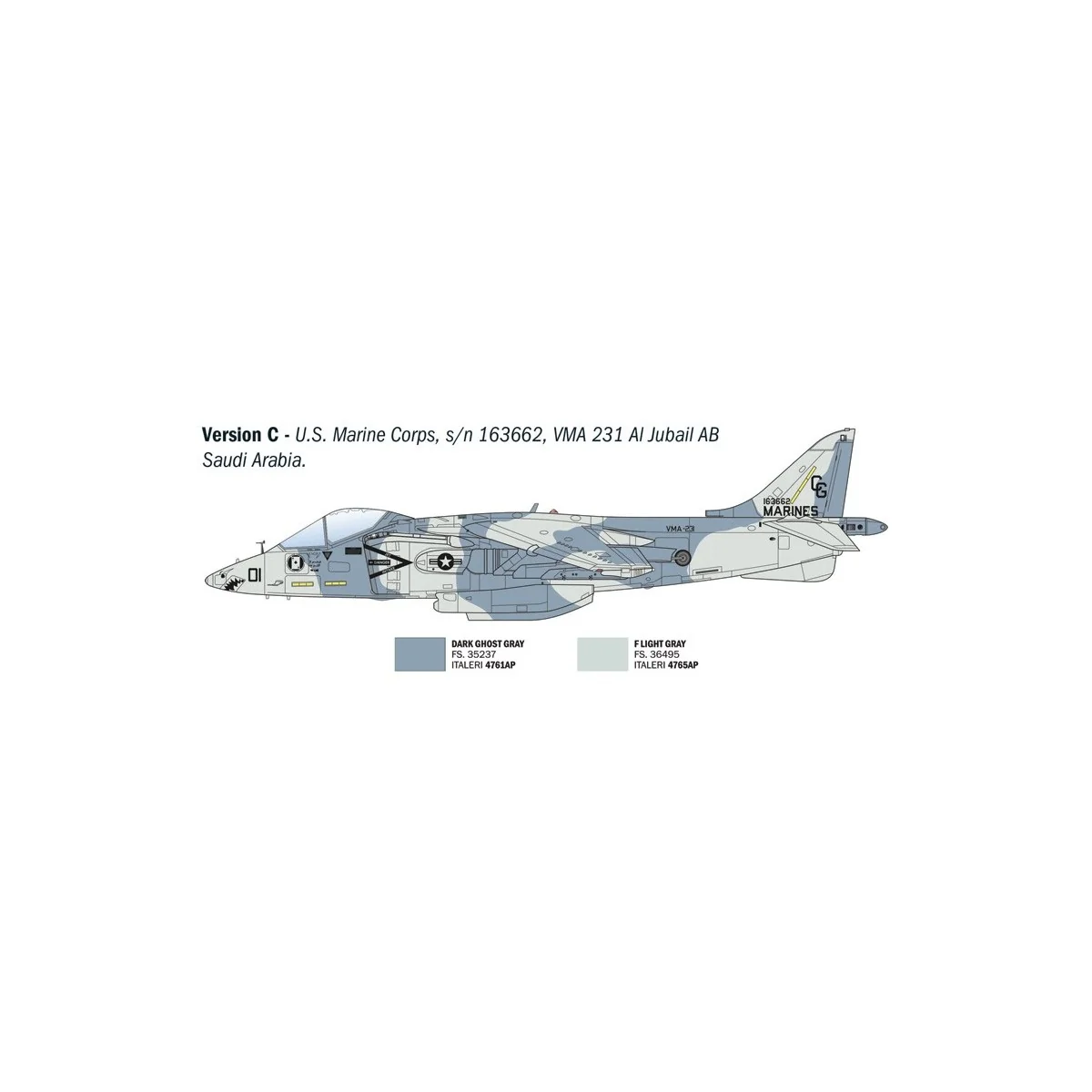 Maquette avion AV-8B Harrier II 1/72 - Italeri 90193 - I90193