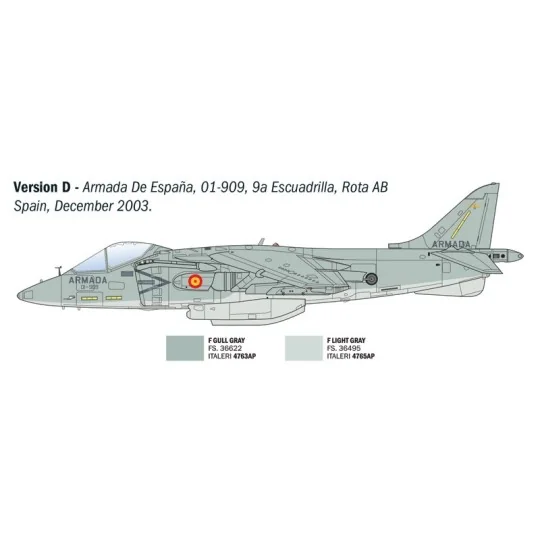 I90193-AV-8B Harrier II 1/72 aircraft model - Italeri 90193