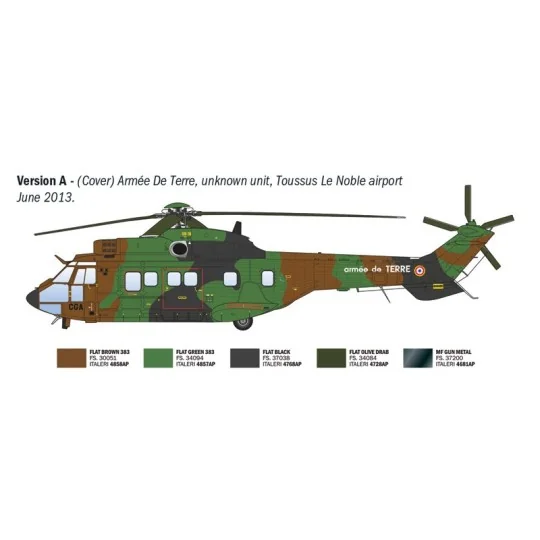 Maquette hélicoptère AS332 Super Puma 1/72 - Italeri 91096 - I91096 I91096-Maquette hélicoptère AS332 Super Puma 1/72 - Italeri 91096
