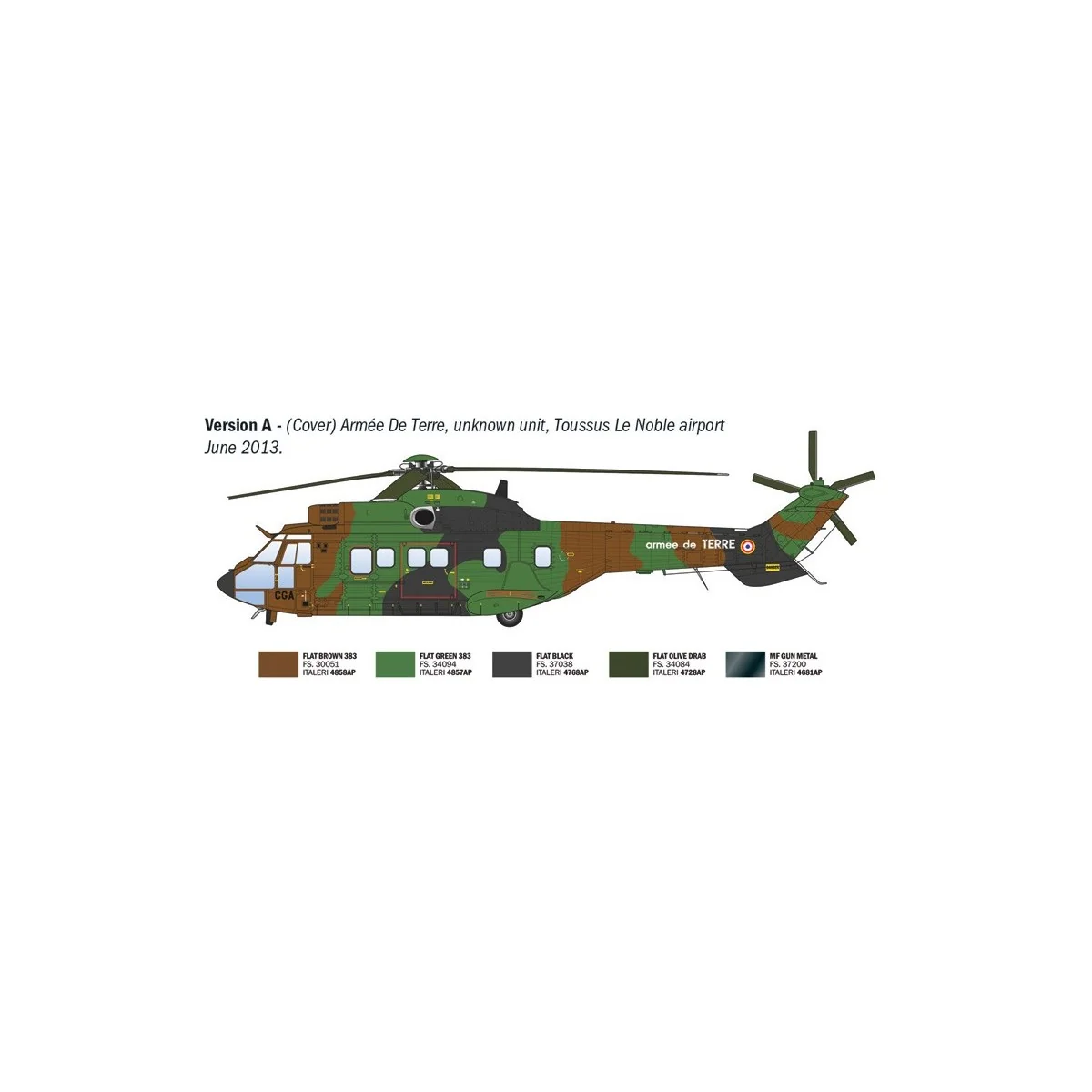 Maquette hélicoptère AS332 Super Puma 1/72 - Italeri 91096 - I91096 Maquette hélicoptère AS332 Super Puma 1/72 - Italeri 91096 - I91096