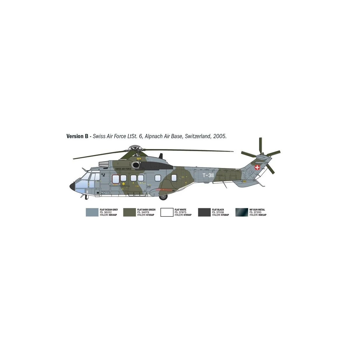 Maquette hélicoptère AS332 Super Puma 1/72 - Italeri 91096 - I91096 Maquette hélicoptère AS332 Super Puma 1/72 - Italeri 91096 - I91096
