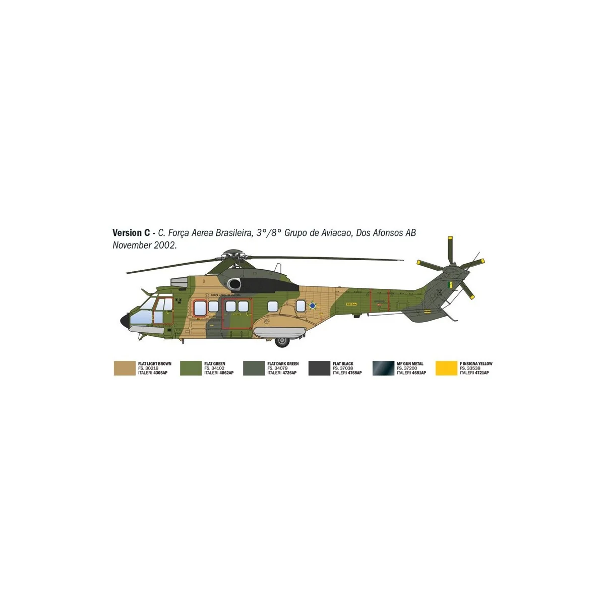 Maquette hélicoptère AS332 Super Puma 1/72 - Italeri 91096 - I91096 Maquette hélicoptère AS332 Super Puma 1/72 - Italeri 91096 - I91096