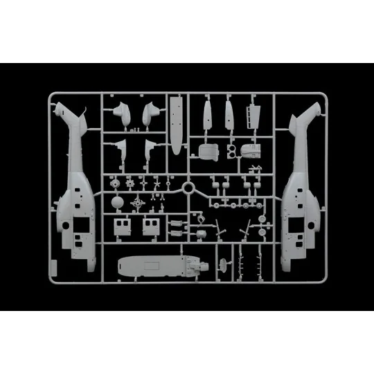 I91096-AS332 Super Puma helicopter model kit 1/72 scale - Italeri 91096