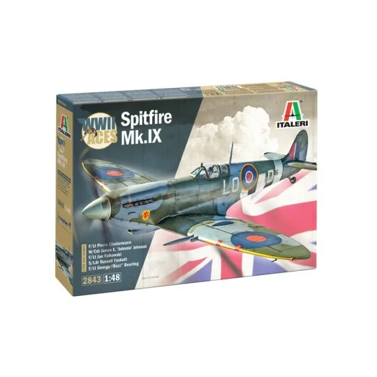 I2843-Maquette avion Spitfire Mk. IX Aces 1/48 - Italeri 2843
