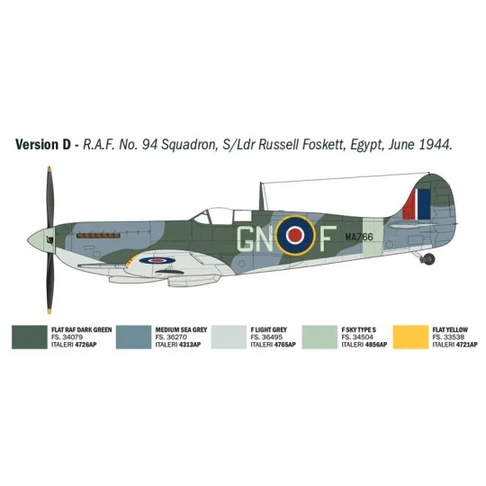 I2843-Maquette avion Spitfire Mk. IX Aces 1/48 - Italeri 2843