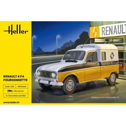 Renault 4 F4 Van 1/24 scale model - Heller 82700 - HEL-82700