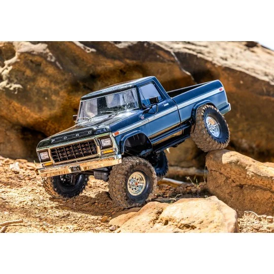 TRX-4 Ford F-150 Ranger XLT Clipless Noir 4WD TQi RTR Traxxas 92144... TRX-92144-4-TRX-4 Ford F-150 Ranger XLT Clipless Noir 4WD TQi RTR Traxxas 92144-4