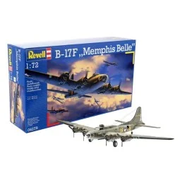 Maquette avion B-17F Memphis Belle 1/72 - Revell 04279 - 04297
