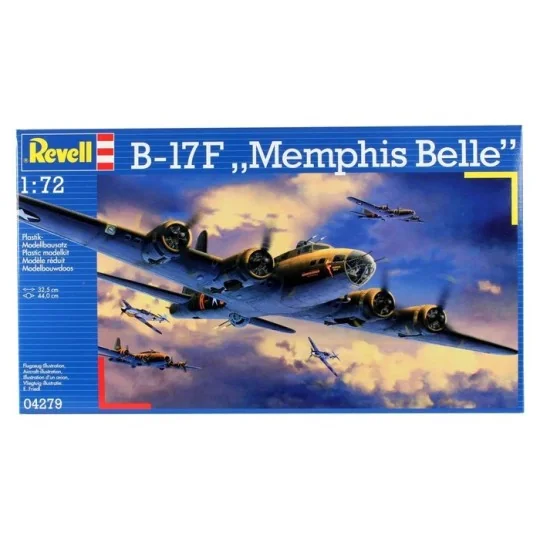 Maquette avion B-17F Memphis Belle 1/72 - Revell 04279 - 04297 04297-Maquette avion B-17F Memphis Belle 1/72 - Revell 04279