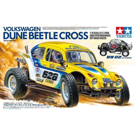 Buggy RC Kit Tamiya Volkswagen Dune Beetle Cross 1/9 BB-02 2WD - 58... 58757-Buggy RC Kit Tamiya Volkswagen Dune Beetle Cross 1/9 BB-02 2WD - 58757