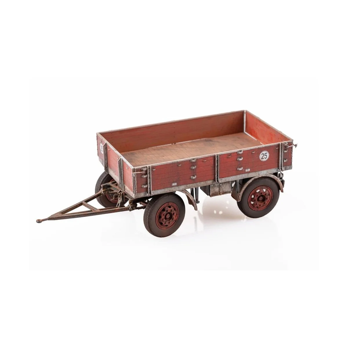Heller 1/24 scale plastic model kit of a standard E 3-ton trailer - 81410...