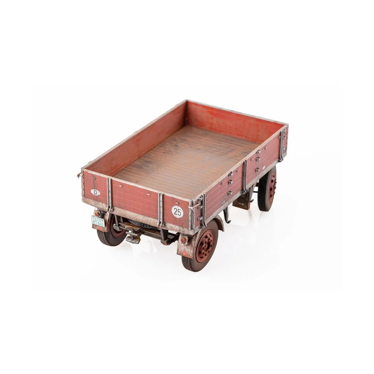 Heller 1/24 scale plastic model kit of a standard E 3-ton trailer - 81410...