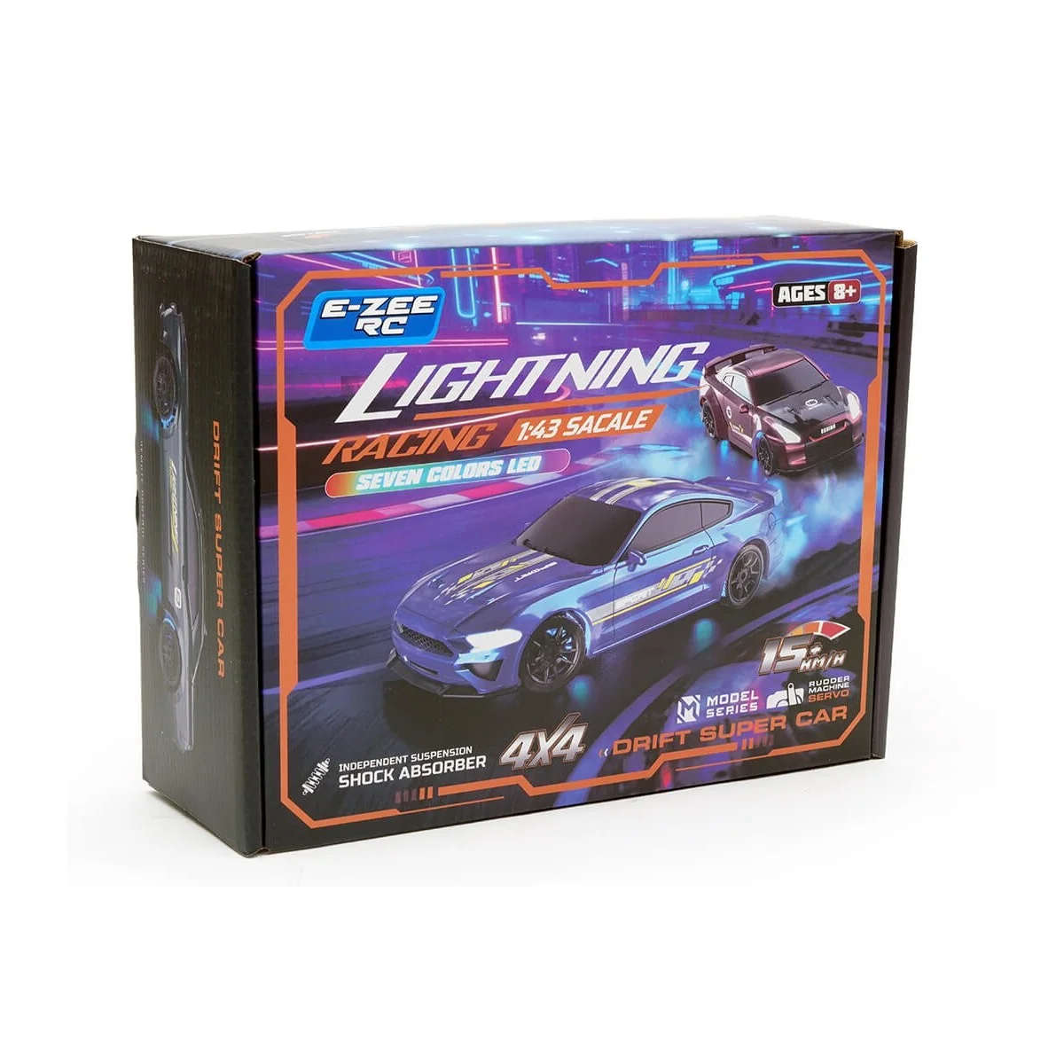 Voiture RC drift E-Zee RC Lighting 350Z 1/43 4WD avec gyro - EZ-850... Voiture RC drift E-Zee RC Lighting 350Z 1/43 4WD avec gyro - EZ-850...