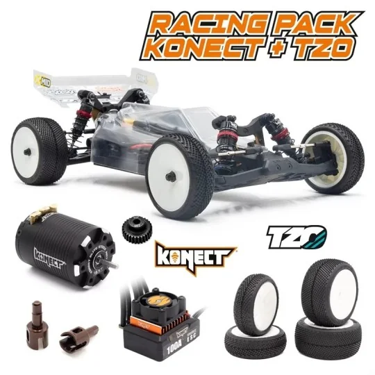 RC Buggy Hobbytech X-Mid 2WD 1/10 Combo Racing Pack Kit - 8.XMID.CO... 8.XMID.COMBO-RACE-RC Buggy Hobbytech X-Mid 2WD 1/10 Combo Racing Pack Kit