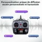 Radio Radiolink T16D 16 voies 2,4 GHz avec récepteur R16F - RDL-T16... RDL-T16D-R16F-Radio Radiolink T16D 16 voies 2,4 GHz avec récepteur R16F - RDL-T16D-R16F