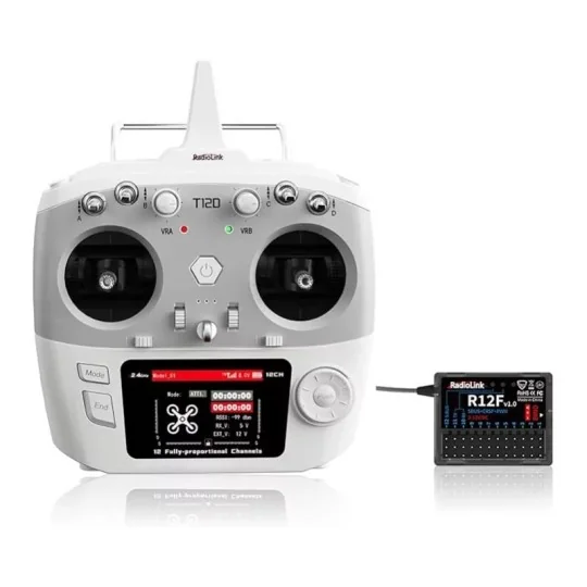 Radiolink T12D 12-channel 2.4 GHz radio with R12F receiver - RDL-T12... RDL-T12D-R12F-Radiolink T12D 12-channel 2.4 GHz radio with R12F receiver - RDL-T12D-R12F