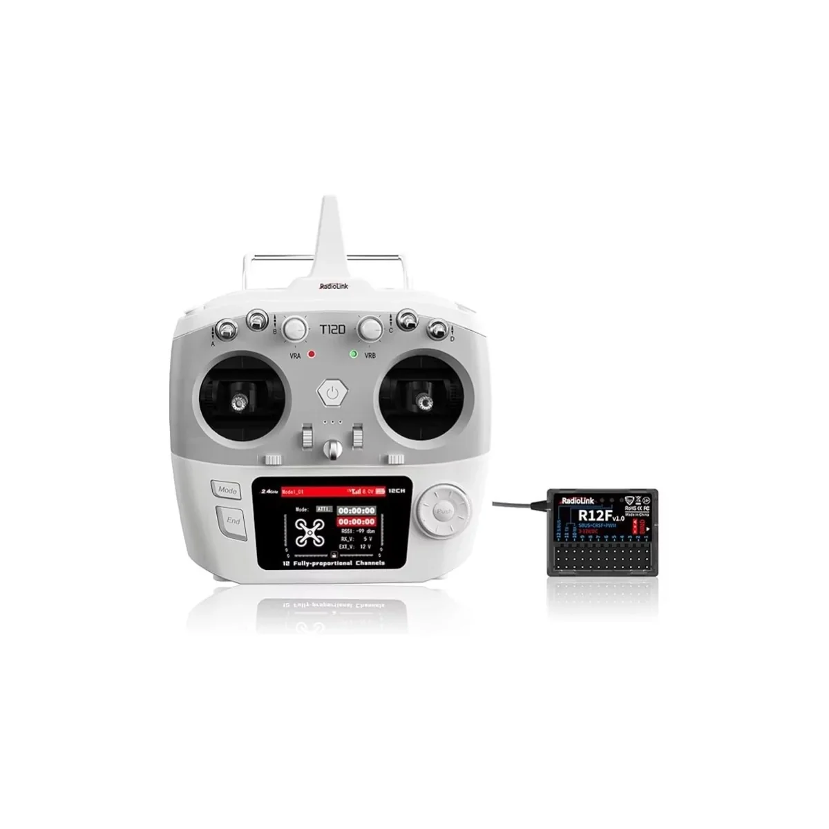 Radiolink T12D 12-channel 2.4 GHz radio with R12F receiver - RDL-T12... Radiolink T12D 12-channel 2.4 GHz radio with R12F receiver - RDL-T12...