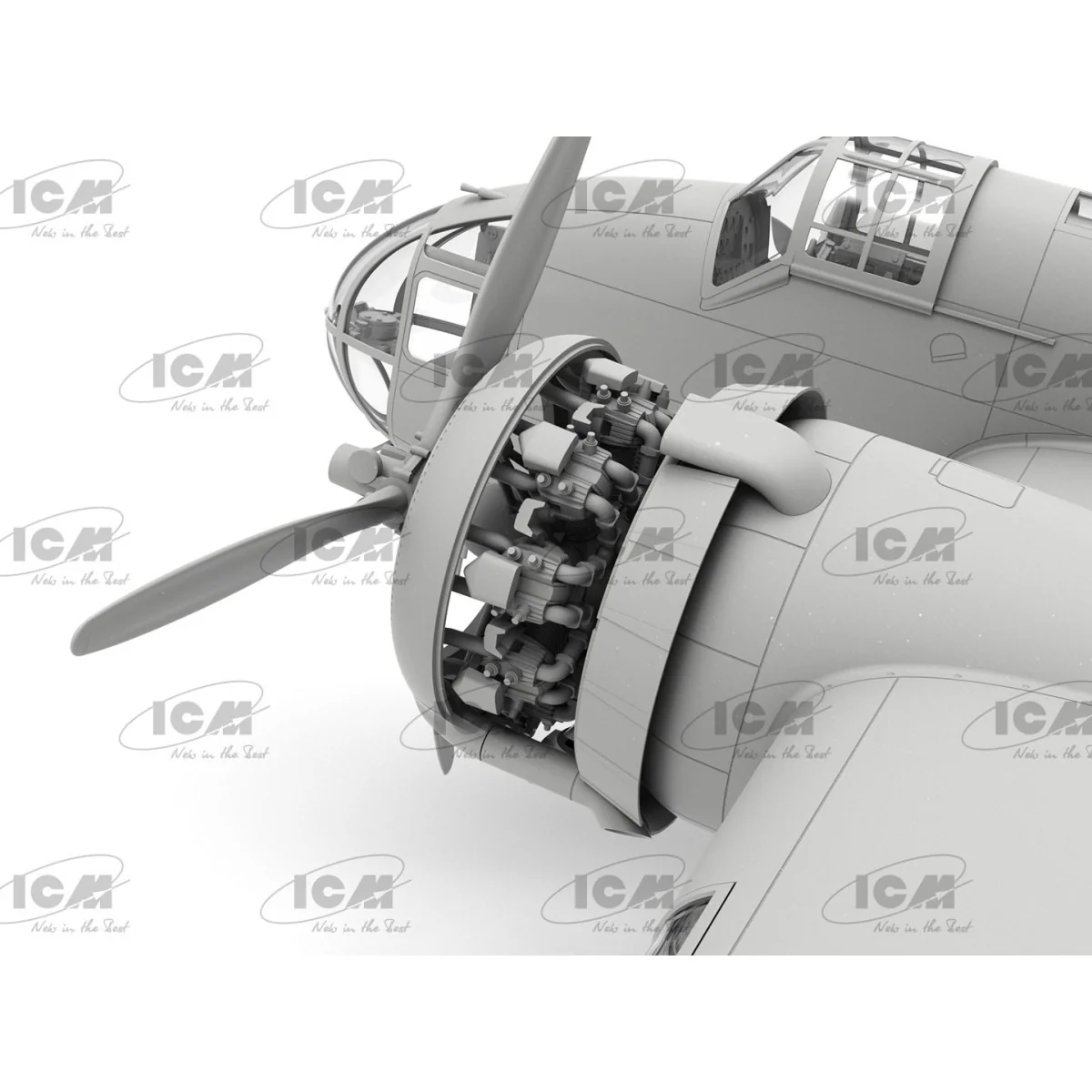 HP.52 Hampden B.Mk.I 1/48 model kit - ICM 48352 - ICM-48352 HP.52 Hampden B.Mk.I 1/48 model kit - ICM 48352 - ICM-48352