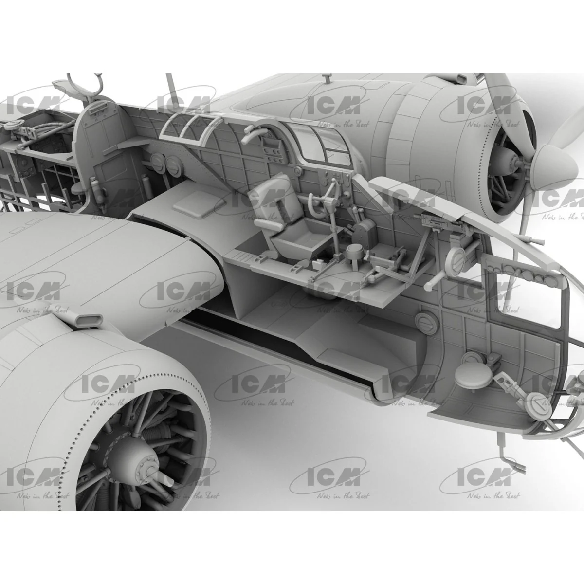 Maquette HP.52 Hampden B.Mk.I 1/48 - ICM 48352 - ICM-48352 Maquette HP.52 Hampden B.Mk.I 1/48 - ICM 48352 - ICM-48352