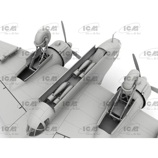 Maquette HP.52 Hampden B.Mk.I 1/48 - ICM 48352 - ICM-48352 ICM-48352-Maquette HP.52 Hampden B.Mk.I 1/48 - ICM 48352