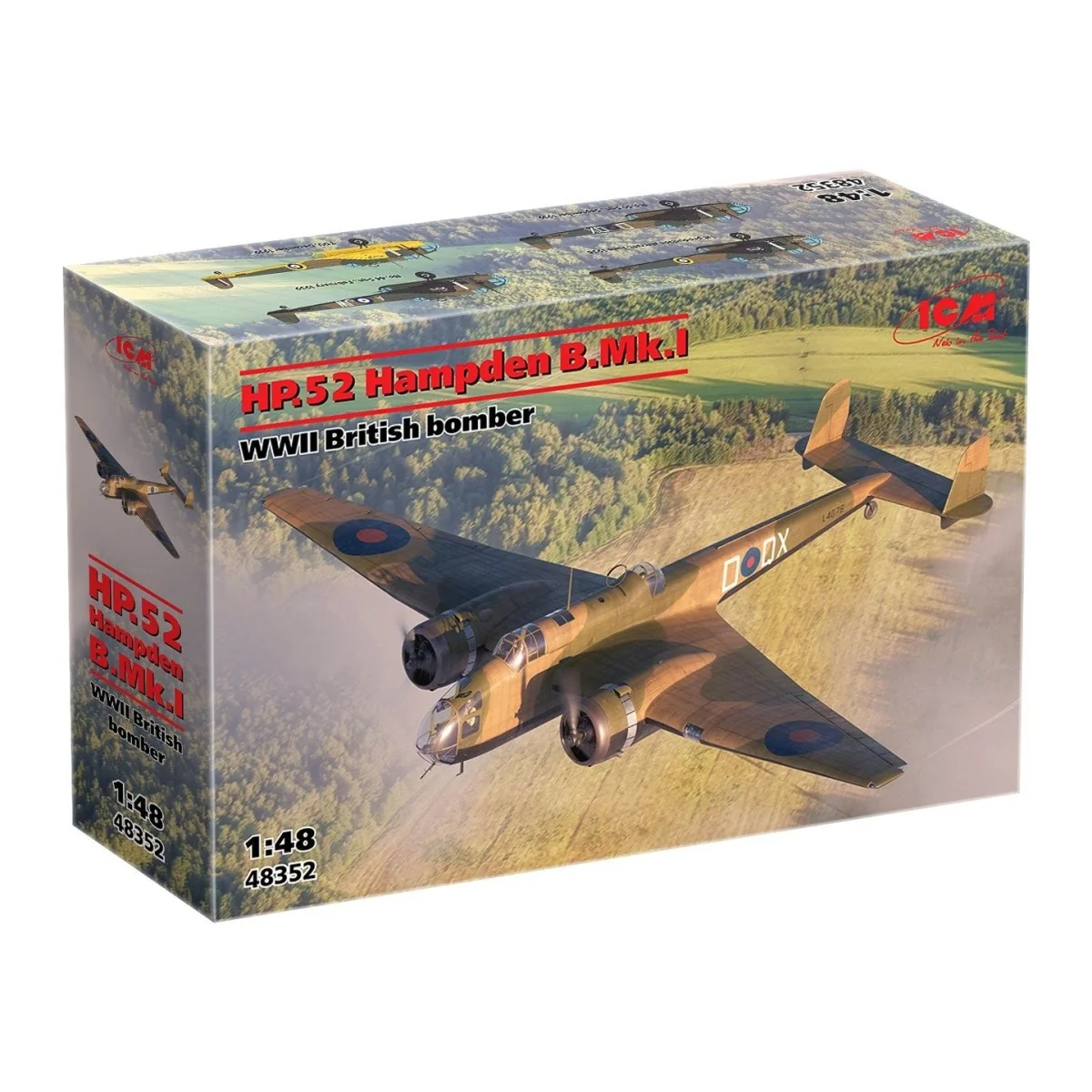 Maquette HP.52 Hampden B.Mk.I 1/48 - ICM 48352 - ICM-48352 Maquette HP.52 Hampden B.Mk.I 1/48 - ICM 48352 - ICM-48352