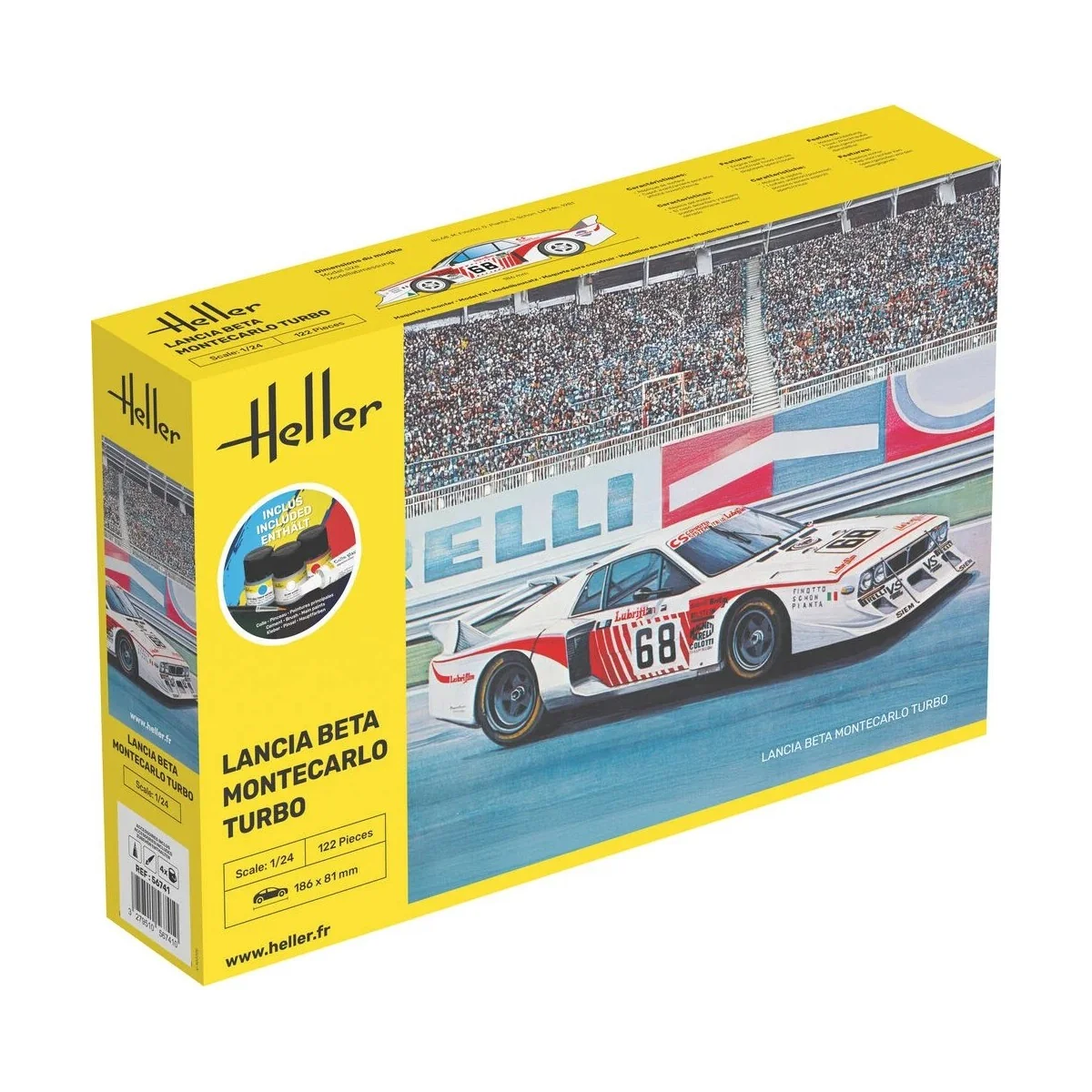 Maquette Lancia Beta Montecarlo Turbo Gr.5 1/24 + colle et peinture... Maquette Lancia Beta Montecarlo Turbo Gr.5 1/24 + colle et peinture...