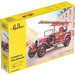 Maquette Citroën C4 Pompier 1/24 - Heller 80733 - HEL-80733