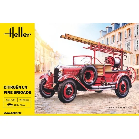 HEL-80733-Maquette Citroën C4 Pompier 1/24 - Heller 80733