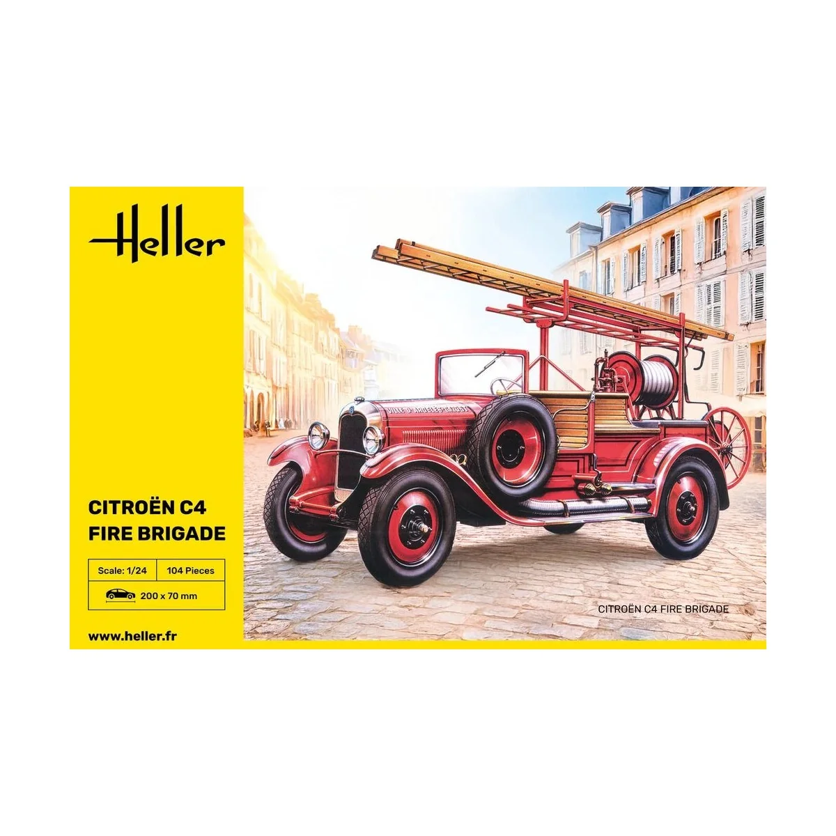 Maquette Citroën C4 Pompier 1/24 - Heller 80733 - HEL-80733