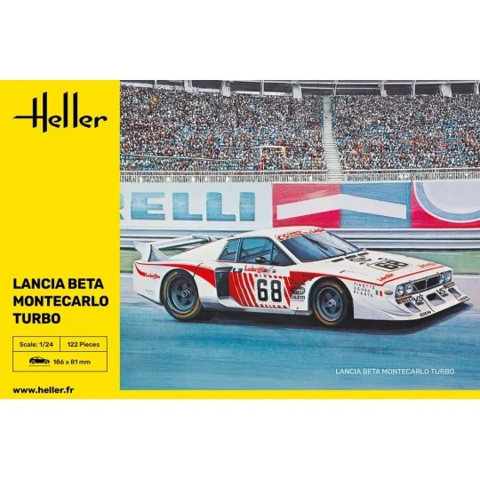 HEL-80741-Maquette Lancia Beta Montecarlo Turbo Gr.5 1/24 - Heller 80741