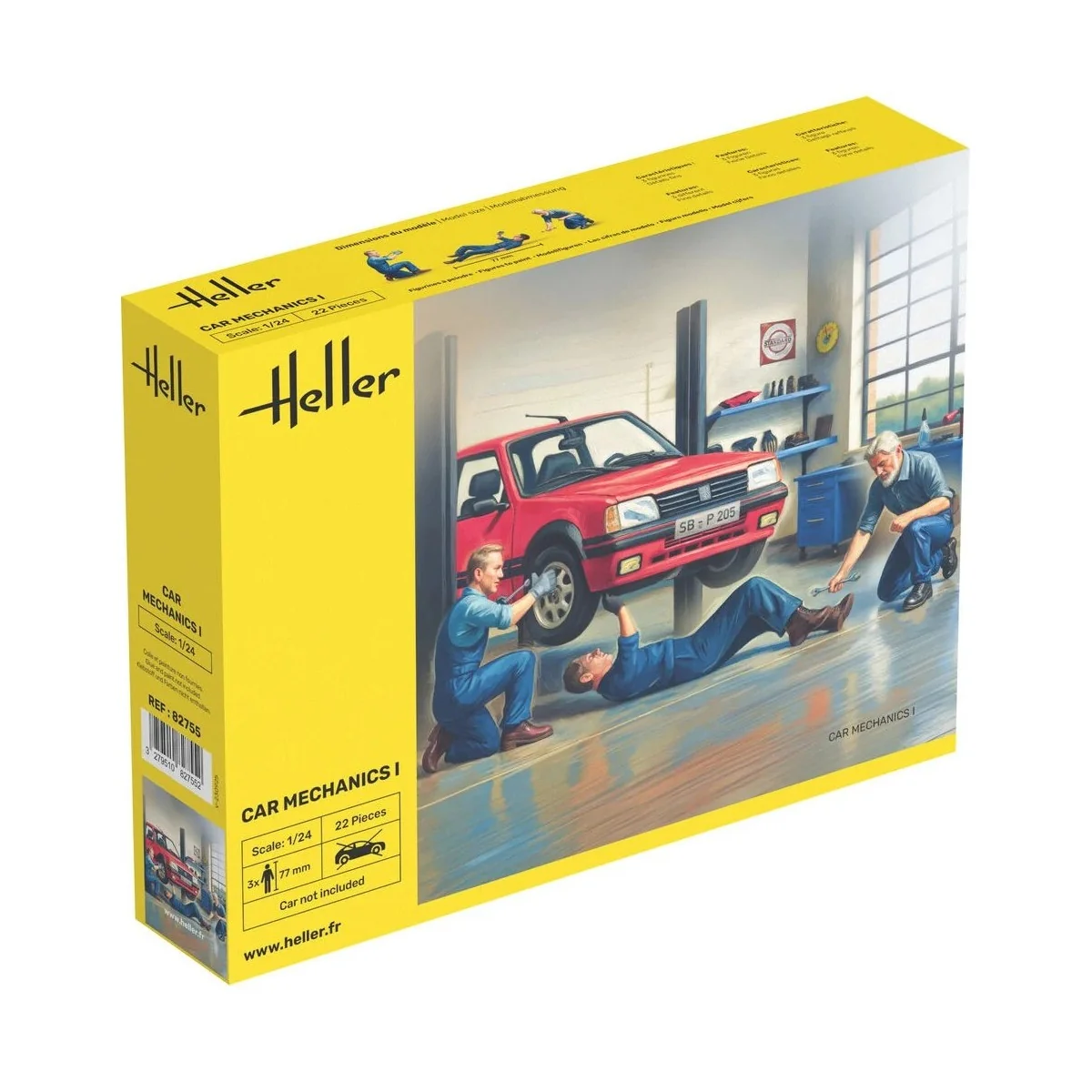 Figurines mécaniciens automobiles Car Mechanics I 1/24 Heller 82755... Figurines mécaniciens automobiles Car Mechanics I 1/24 Heller 82755...